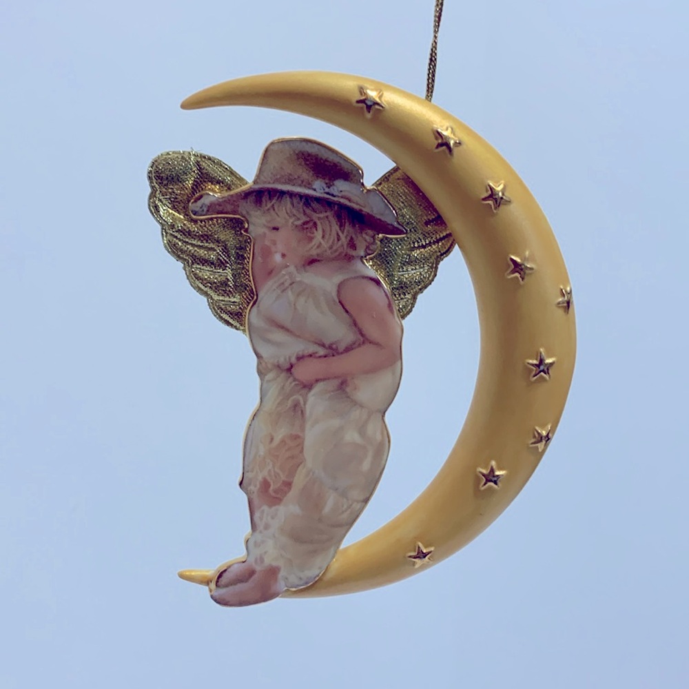 Angel moonbeam stars Bradford Exchange ornament #3